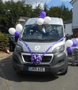 Mini Bus donated by Dennis Wise
