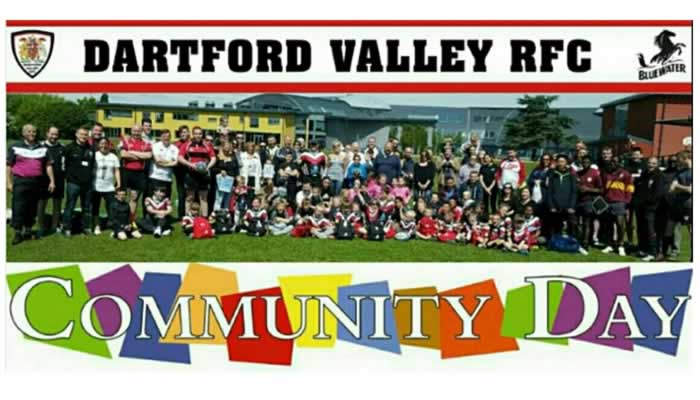 Dartford Valley RFC Community Day 10th April 10am-2pm