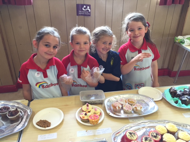 On Saturday 16th July the 2nd Dartford (Christ Church) Rainbow unit held a cake sale to raise money for the National Autistic Society.