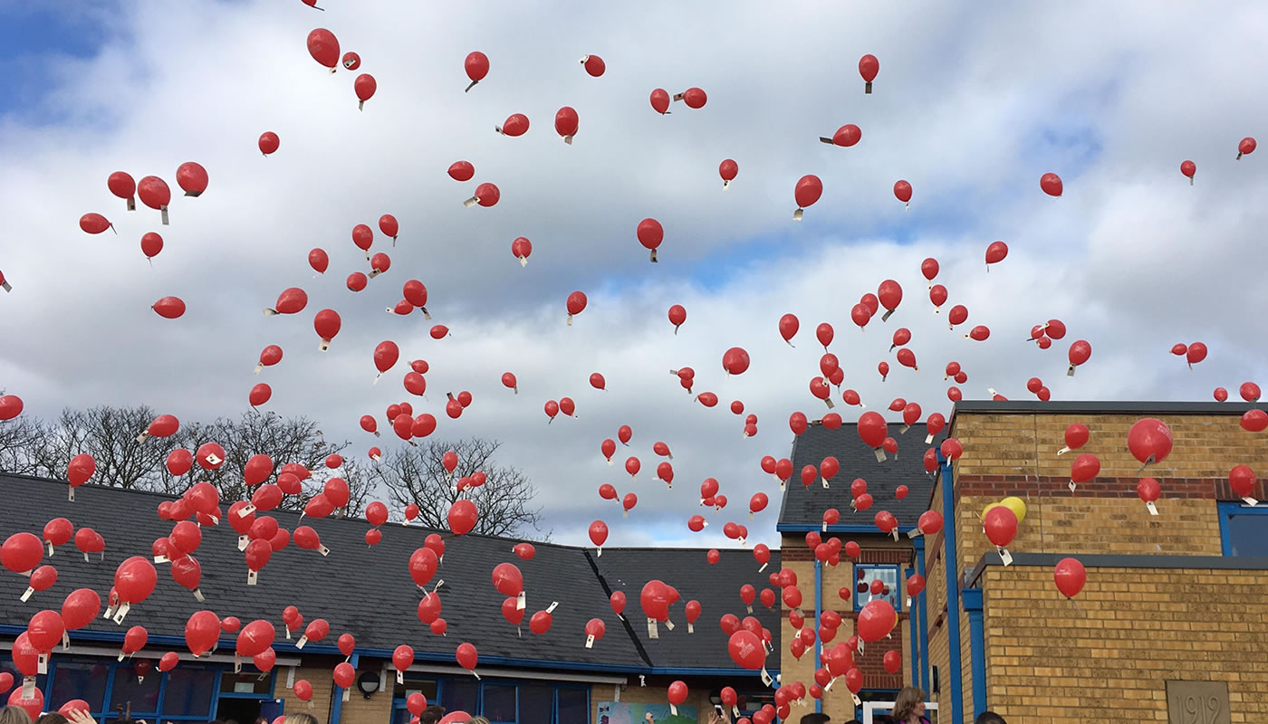 Maypole Primary School Annual Balloon Race