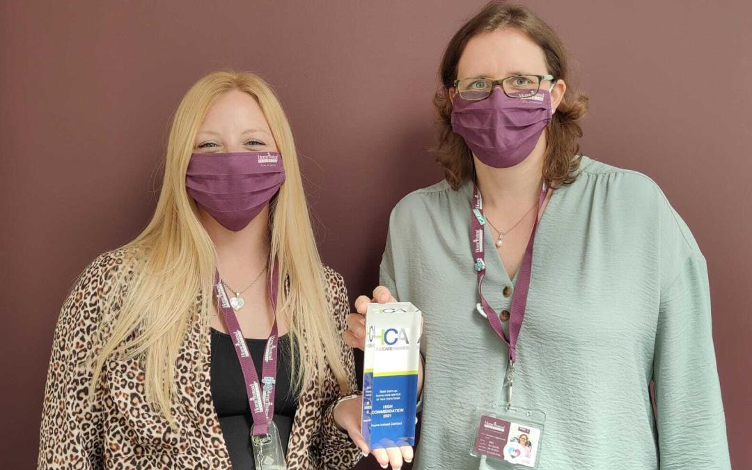 Local care company ‘highly commended’ in national awards