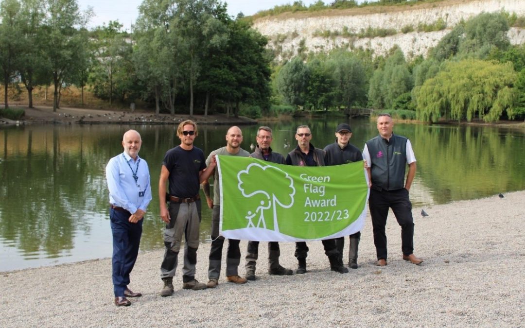 Bluewater Shopping Centre awarded the coveted Green Flag Award – as it is officially recognised as one of the country’s best parks