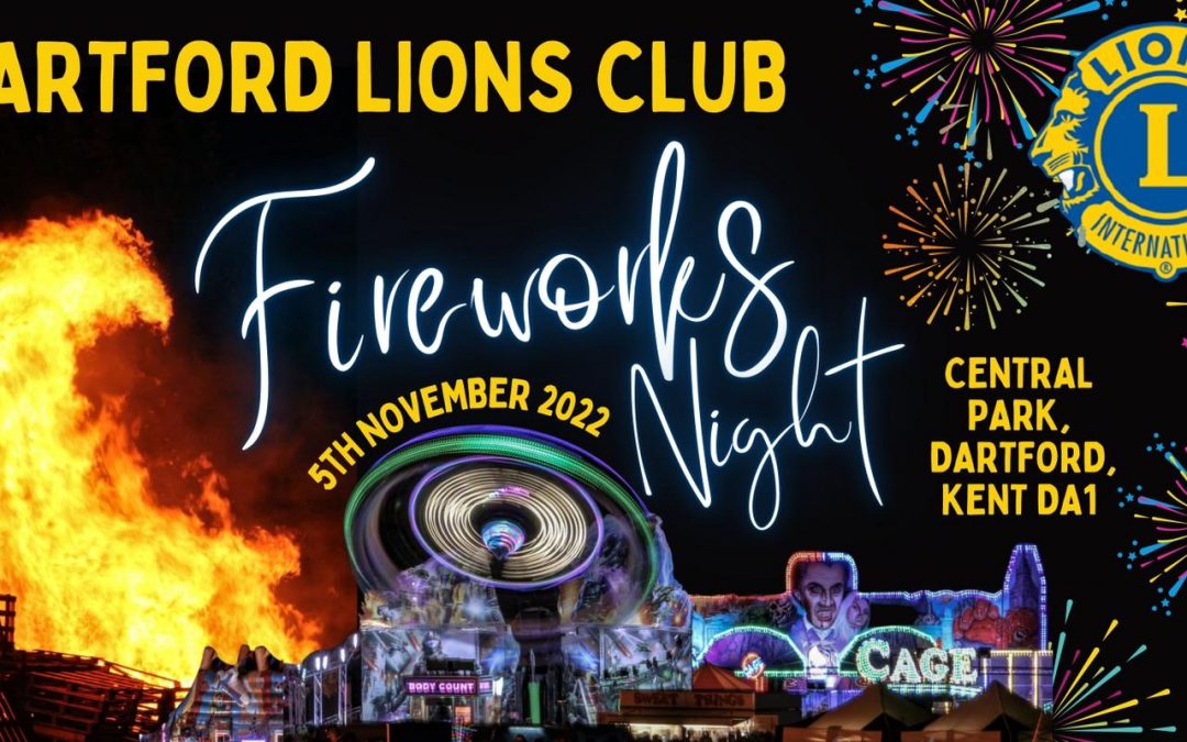 Dartford Lions Clubs 51st Bonfire Display – 5th Nov