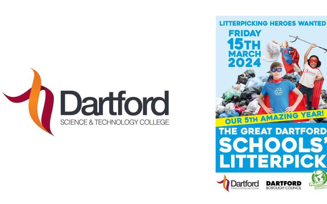 Dartford Science and Technology College organise the largest student litter pick in the UK