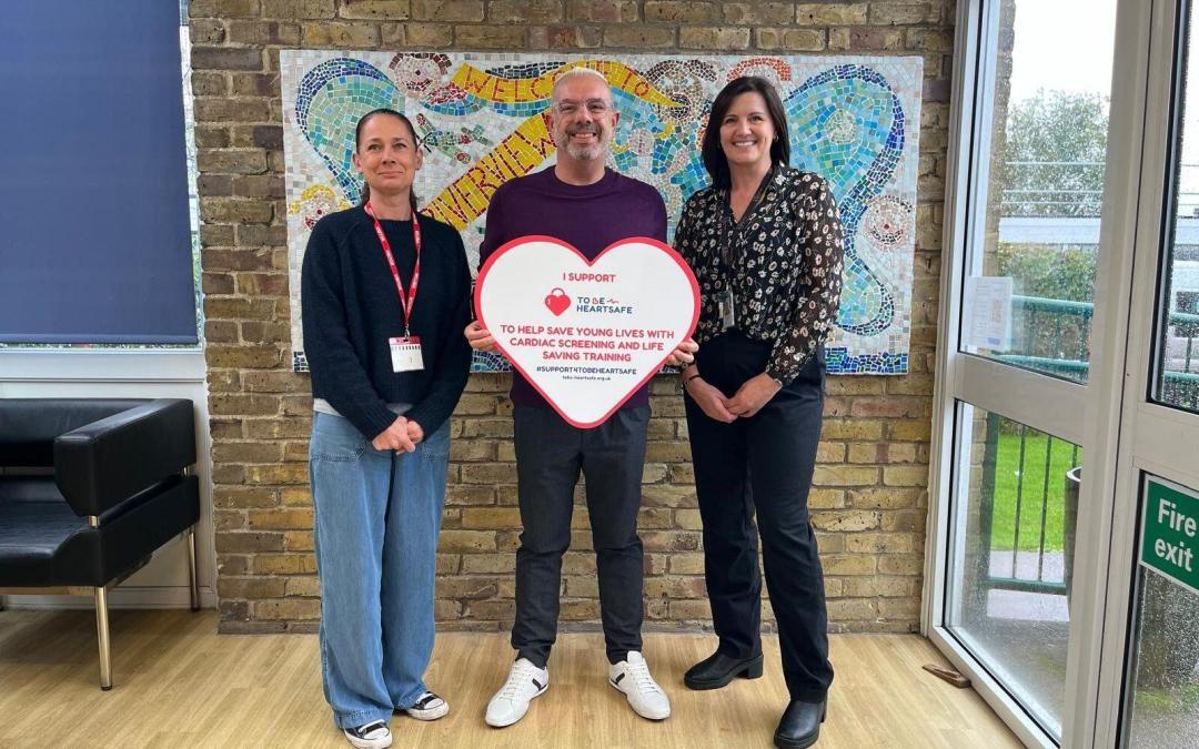 The Golden Thread Alliance in Kent join forces with TOBE-Heartsafe launching lifesaving training for all Year 5 and 6s