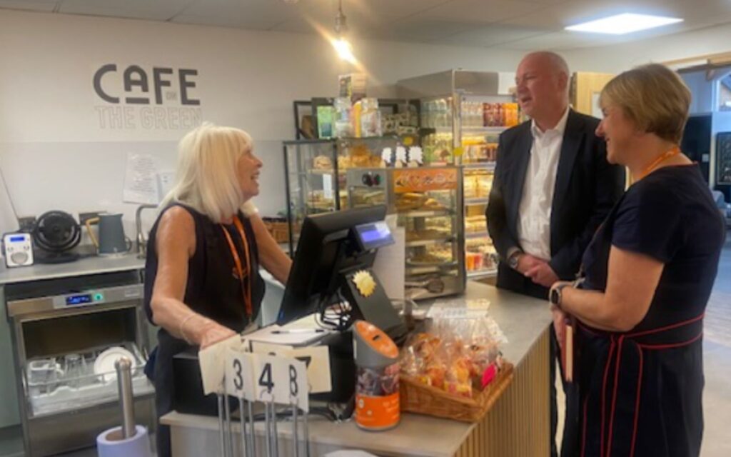 ellenor Jim Dickson MP cafe | Dartford Living