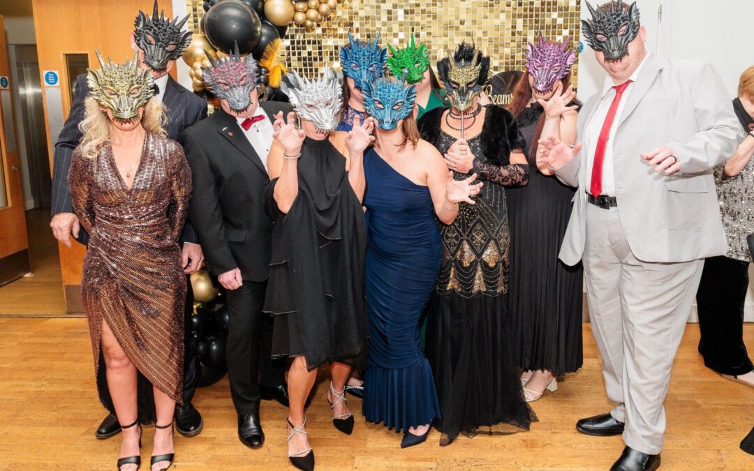 A night of glamour and community generosity -Beams Masquerade Ball raises £18,000 for disabled children!