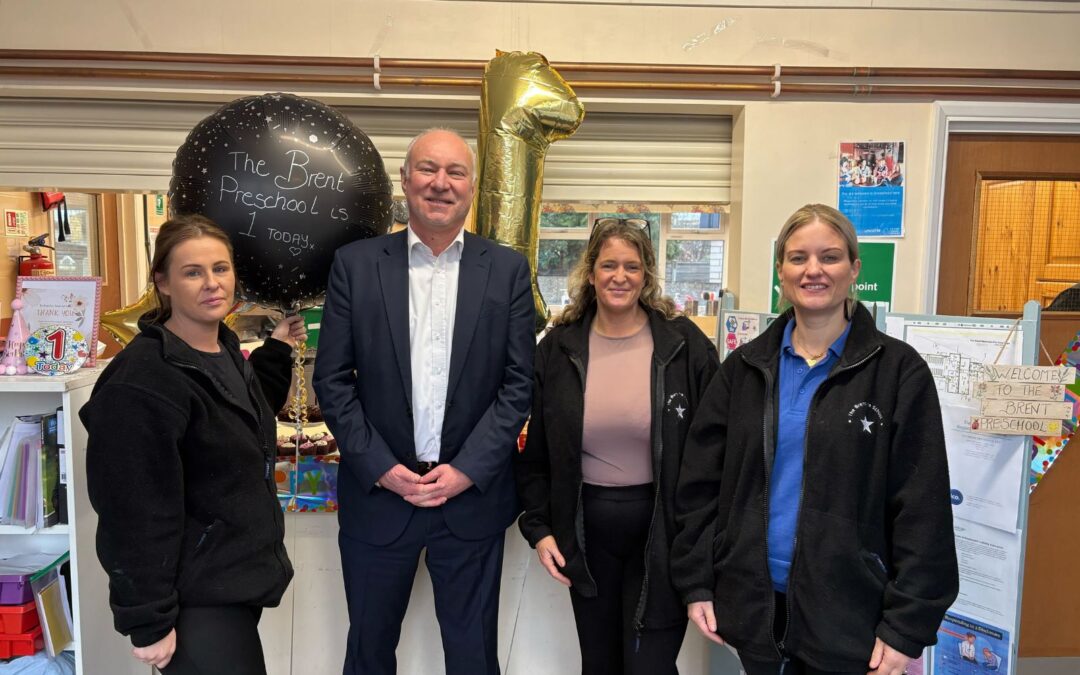 BRENT PRESCHOOL CELEBRATE ONE YEAR ANNIVERSARY WITH LOCAL MP