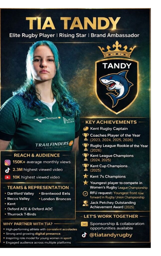 Tia Tandy socials | Dartford Living